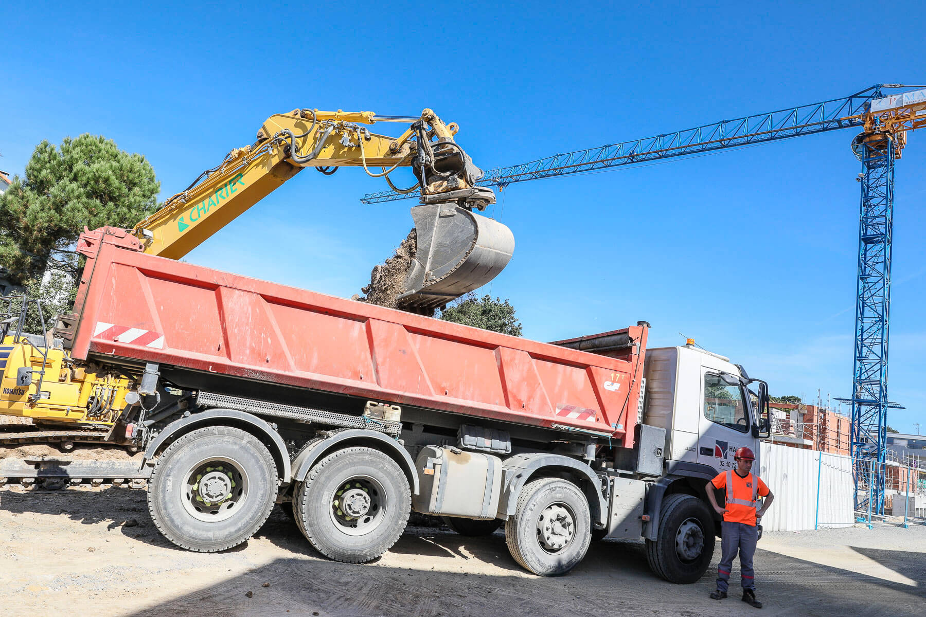 Camion de chantiers